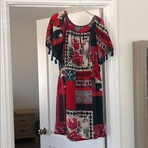 Vanessa Virginia anthro patchwork dress‎ large